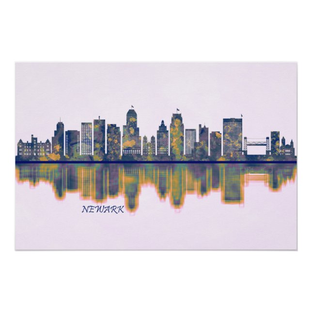 Póster Línea aérea de Newark (Anverso)