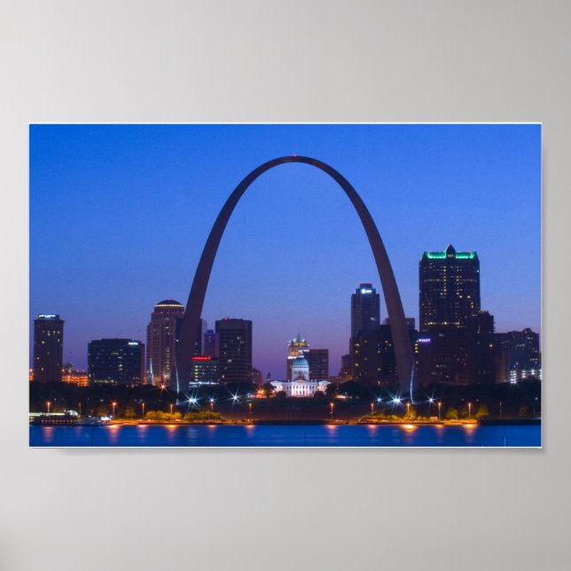 Póster Línea aérea de St. Louis (Frente)