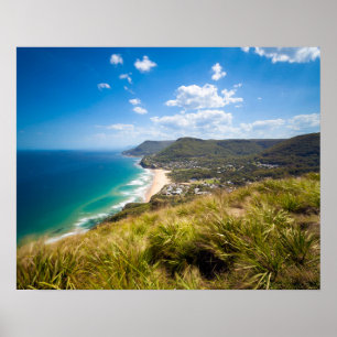 Póster Línea costera   Nueva Gales del Sur, Australia