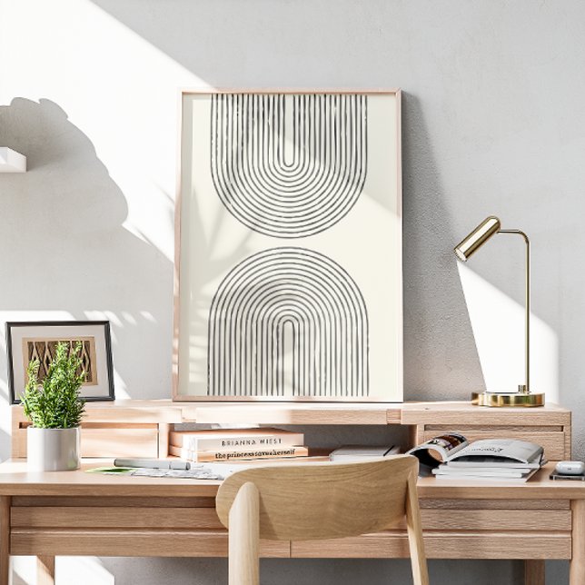 Póster Línea de acuarela II de mediados de siglo (Subido por el creador)