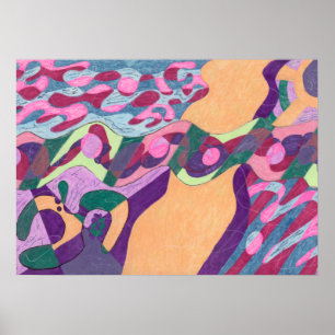 Póster Línea de agua, 28x20