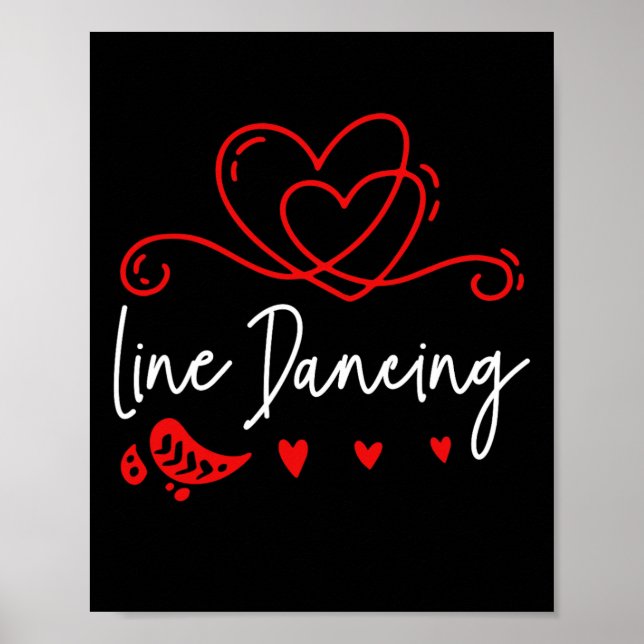 Póster Línea de baile de línea 1 (Frente)