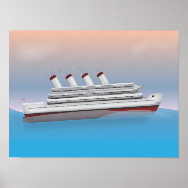 Póster Línea de crucero (Frente)