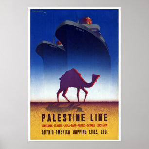 Póster Línea de Palestina