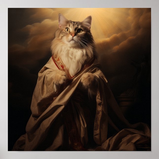 Póster Línea Divina - La descripción del gato del Poster  (Frente)
