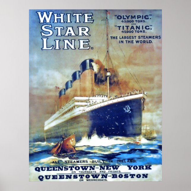 Póster Línea Estrella Blanca (Frente)