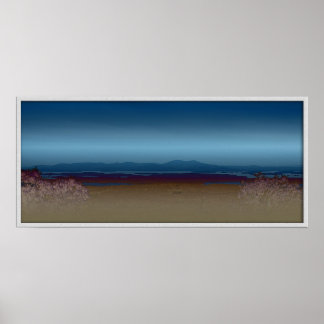 Póster Línea Horizonte