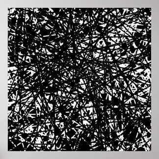 Póster Líneas abstractas