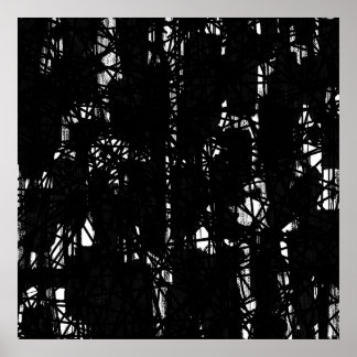 Póster Líneas abstractas 02