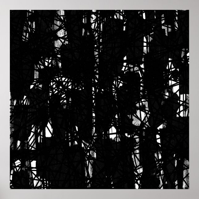 Póster Líneas abstractas 02 (Frente)