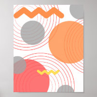 Líneas de círculos abstractos