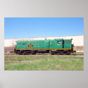 Póster Líneas de ferrocarril de SMS Baldwin AS616 # 554