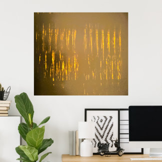 Póster Líneas de luz,