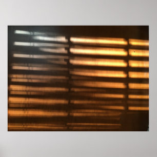 Póster Líneas de luz,