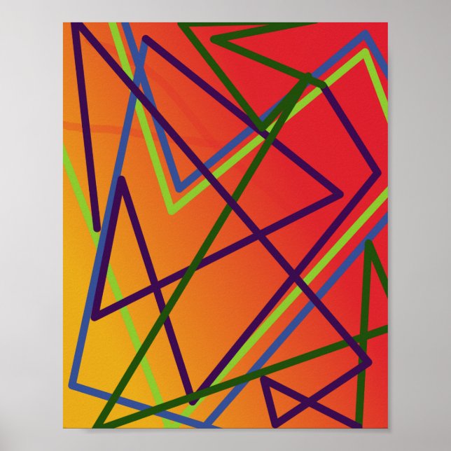 Póster Líneas de margen (Frente)