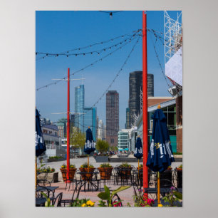 Póster Líneas de muelle naval