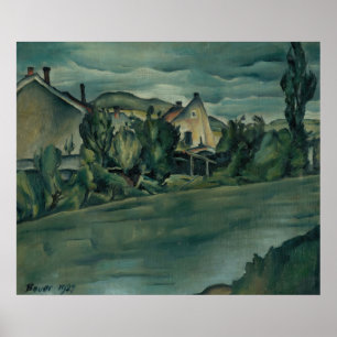Póster Líneas de Řahanov (1927) Konstantin Bauer