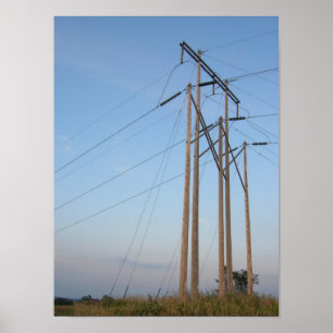 Póster Líneas eléctricas