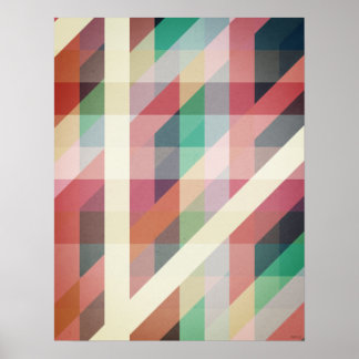 Póster Líneas geométricas abstractas