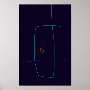 Póster Líneas minimalistas