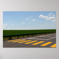 Líneas pintadas de paisajes y carreteras