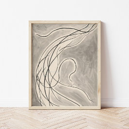 Póster Líneas rítmicas | Abraham Walkowitz