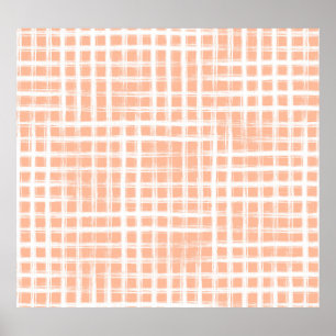 Póster Líneas rosadas geométricas: Raster sin soldadura