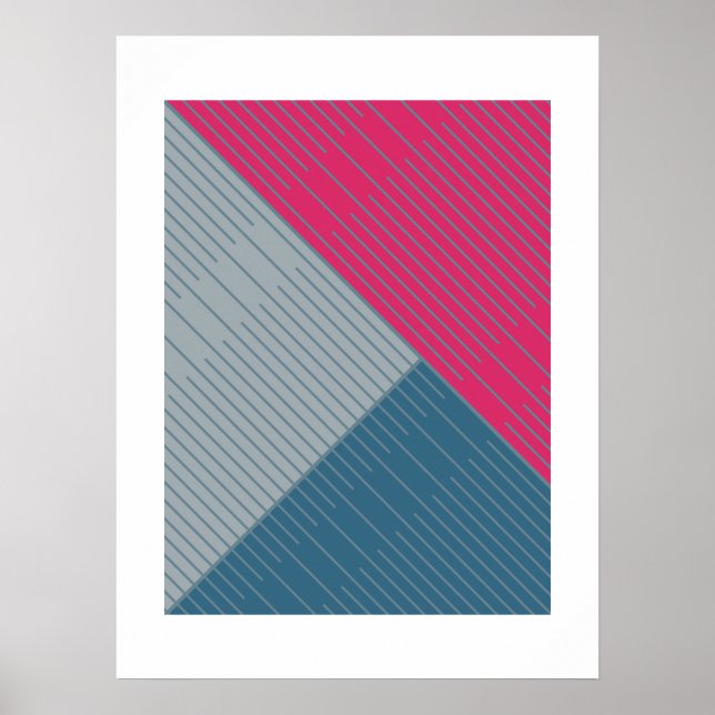 Póster Líneas simples y elegantes 2 (Frente)