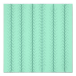 Póster Líneas verticales sobre el patrón verde de la ment