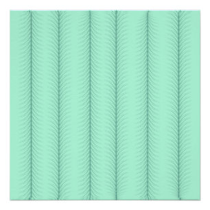 Póster Líneas verticales sobre el patrón verde de la ment