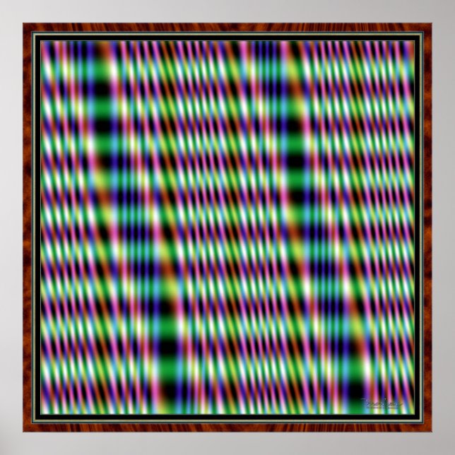 Póster Líneas vibratorias (Frente)