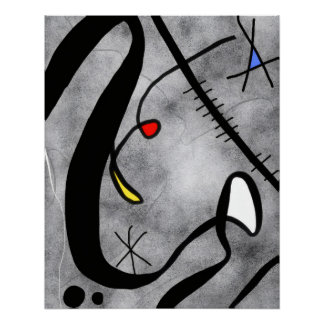 Póster Líneas y Formas Abstractas – Arte Contemporáneo