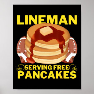 Póster Lineman Sirve Crepes