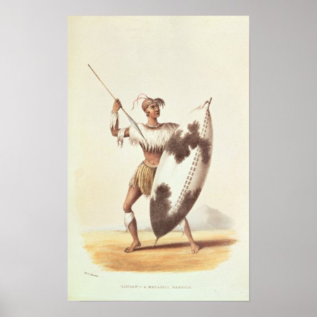 Póster Lingap, un guerrero de Matabili (Frente)