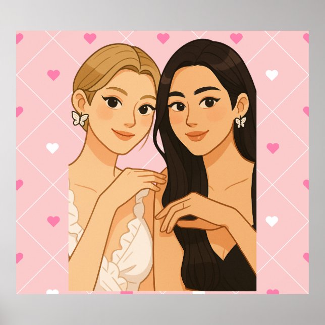 Póster LingOrm, Ling Ling Kwong and Orm Kornaphat Thai GL (Frente)