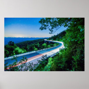 Póster linn cove viaduct blue ridge parkway