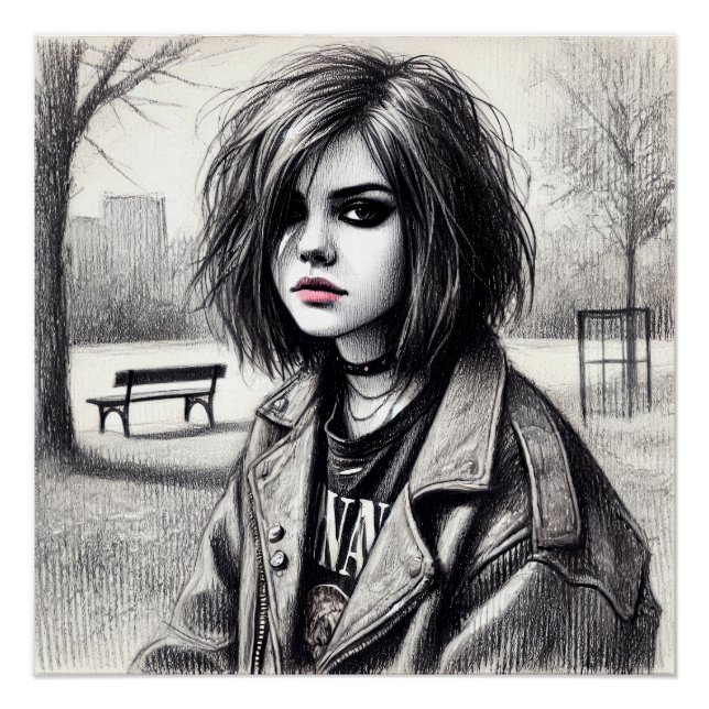 Póster L'insoumise du parc.  (Anverso)