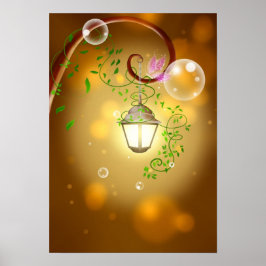 Póster Linterna de Jardín Pacífico