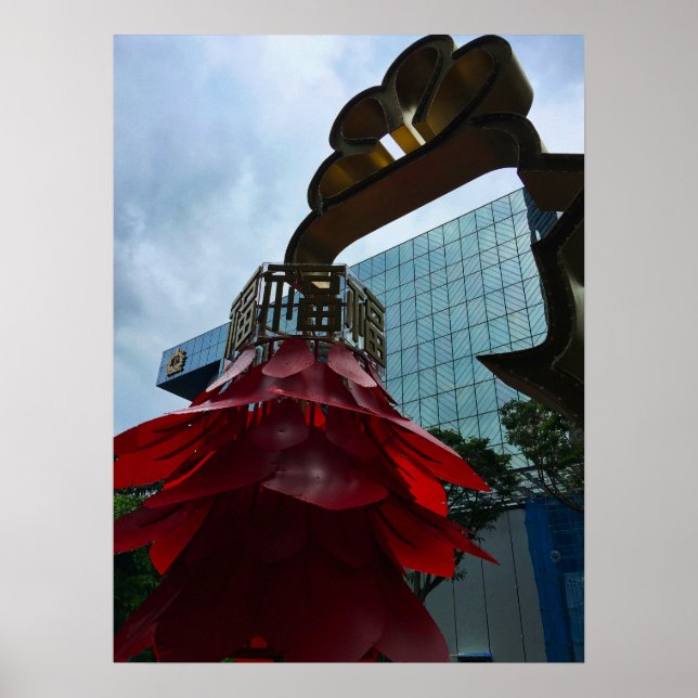 Póster Linterna Festiva del Barrio Chino de Singapur (Frente)