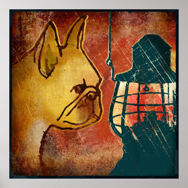 Póster Linterna francesa (Frente)