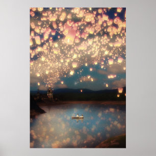 Póster Linternas de deseo de amor