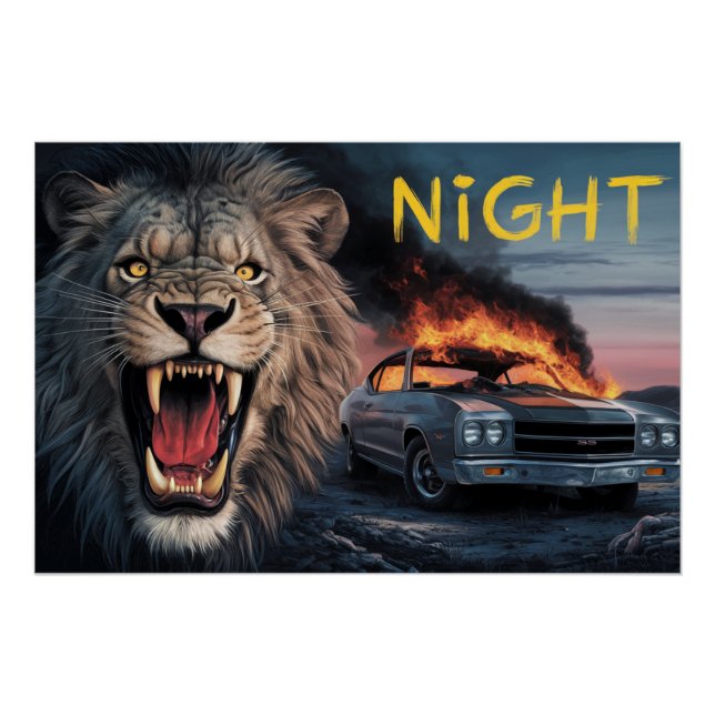 Poster Lion 02 (Anverso)