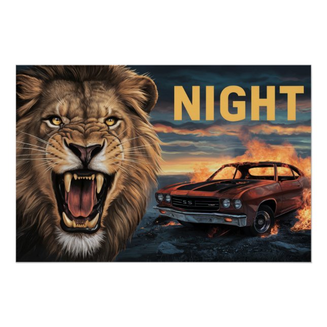 Poster Lion 07 (Anverso)