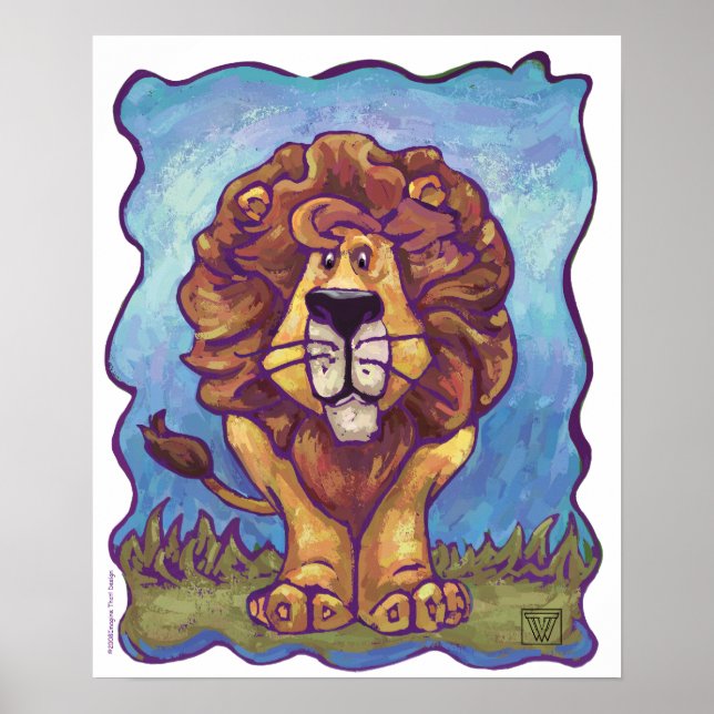 Póster Lion Gifts & Accessories (Frente)