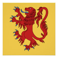 Lion Rampant Gules
