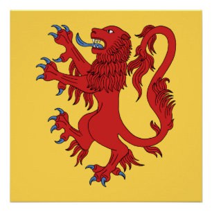 Póster Lion Rampant Gules