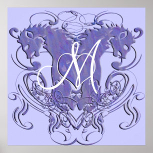 Póster Lion Rampant Renaissance Wedding