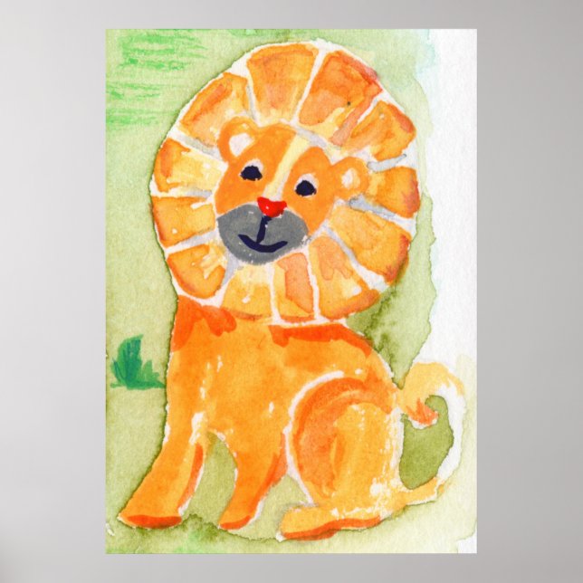 Póster Lion Safari Friend (Frente)