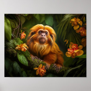 Póster Lion Tamarin