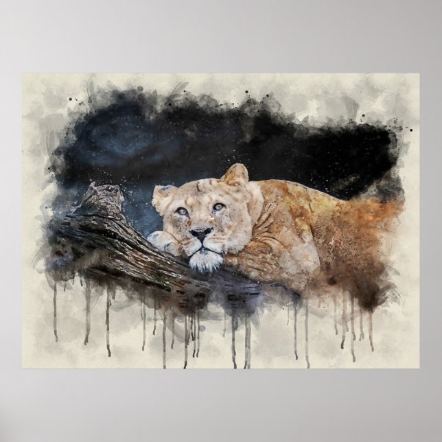 Póster Lionesa (Frente)